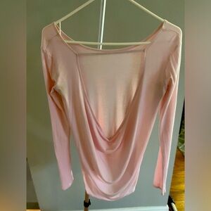 Montiel Long sleeve backless flow top! 100% cotton like brand new!